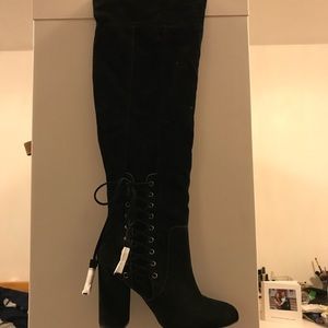 TALL HEELED BOOTS (BLACK) 👢👢